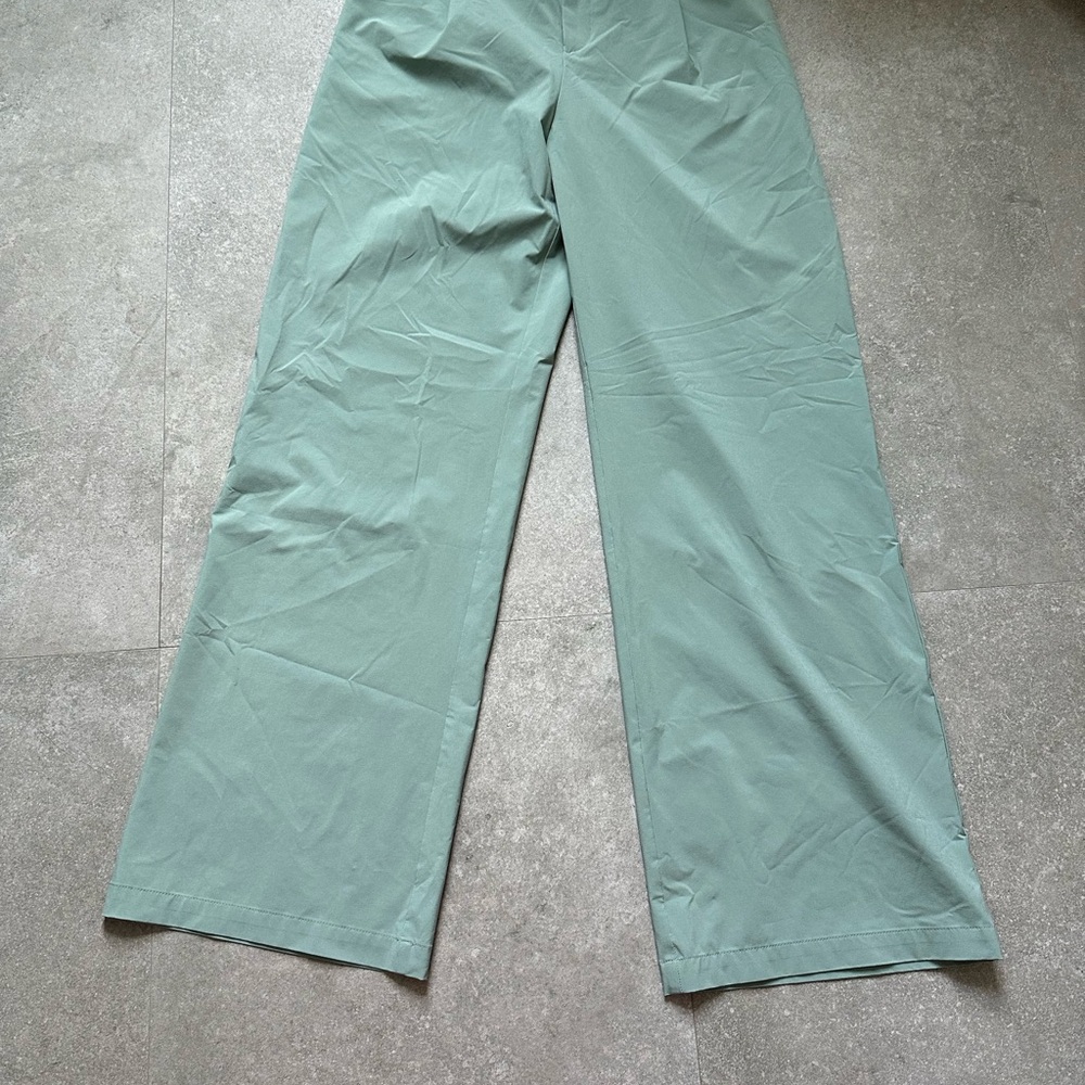 NWOT ALO high rise trouser pants Mint color Sz Medium - Picture 5 of 7